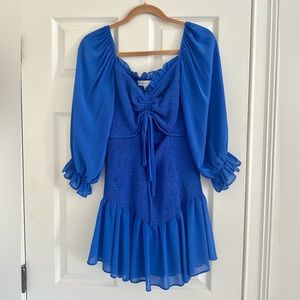Royal Blue mini dress